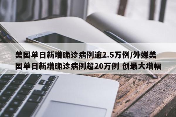 美国单日新增确诊病例逾2.5万例/外媒美国单日新增确诊病例超20万例 创最大增幅